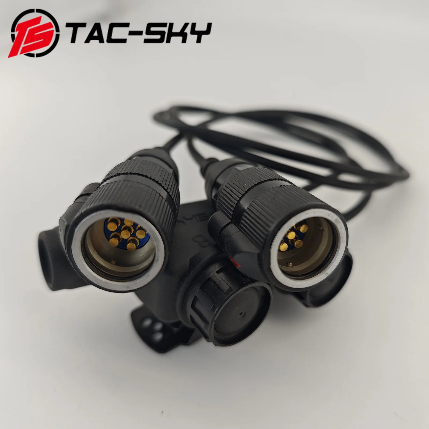 TS TAC-SKY V2 PTT 6pin Dual Comm - BLACK