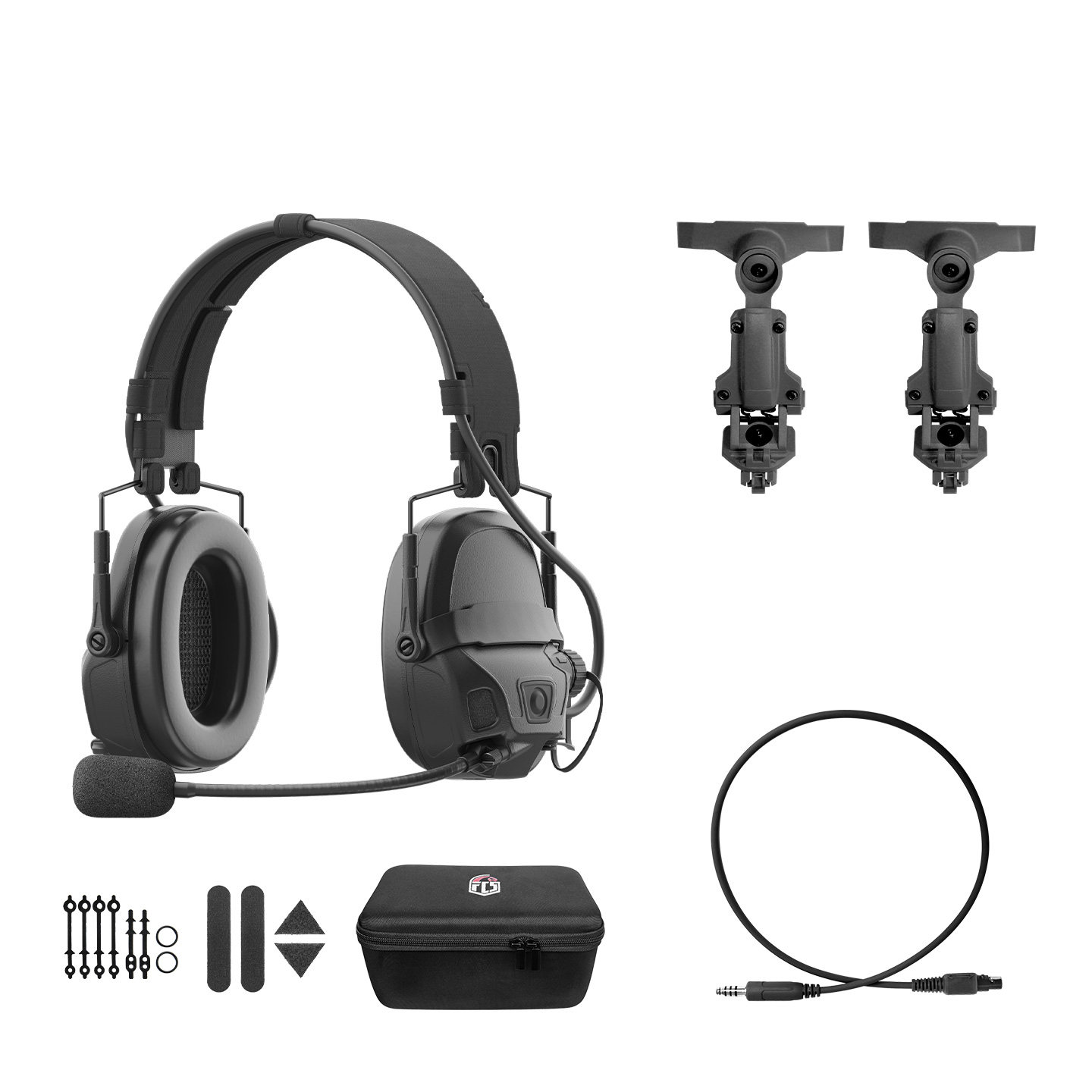 FCS AMP PRO Headset Complete SET