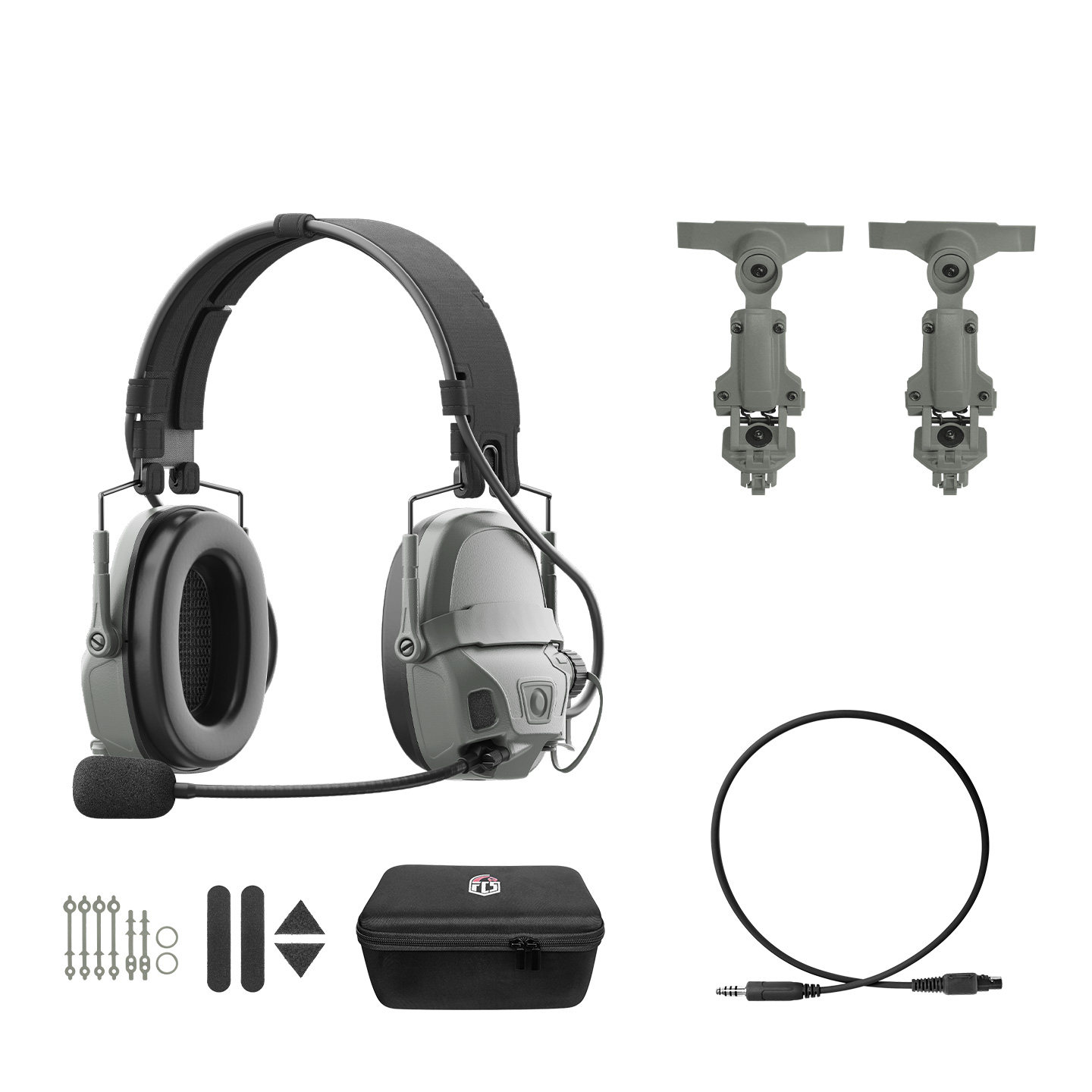 FCS AMP PRO Headset Complete SET