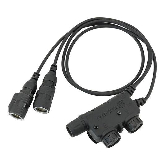TS TAC-SKY V2 PTT 6pin Dual Comm - BLACK