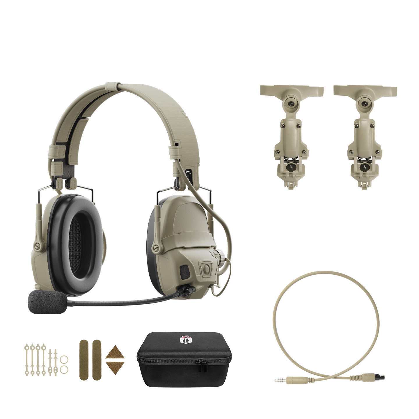 FCS AMP PRO Headset Complete SET