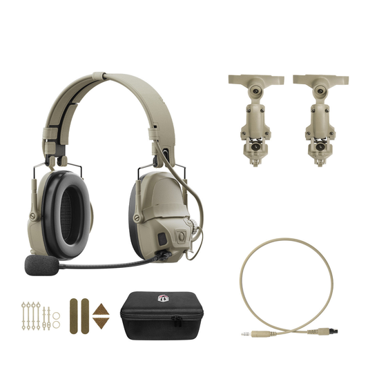FCS AMP PRO Headset Complete SET